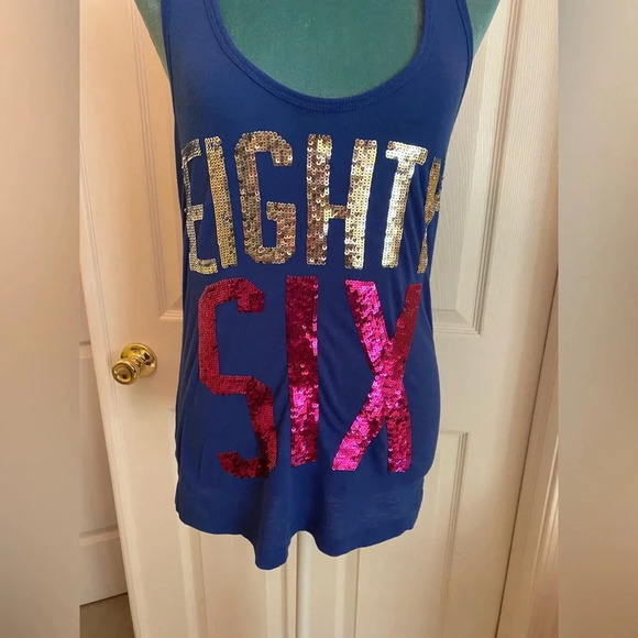 Pink Victoria’s Secret Tank Top with sequins - Picture 3 of 4